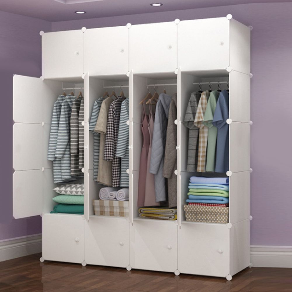 심플리 조립식옷장 옷장 선반 화이트 4열12칸 171,320원