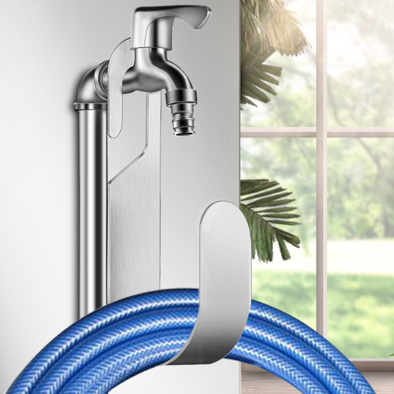 수도호스 수도꼭지호스 정리 걸이 세차 물호스 거치대 다용도 스테인리스 고리 11,970원