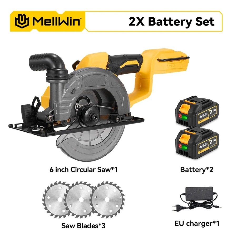 전동 충전 무선 원형톱 6인치 마끼다 18V 배터리 호환 배터리 세트 125,600원