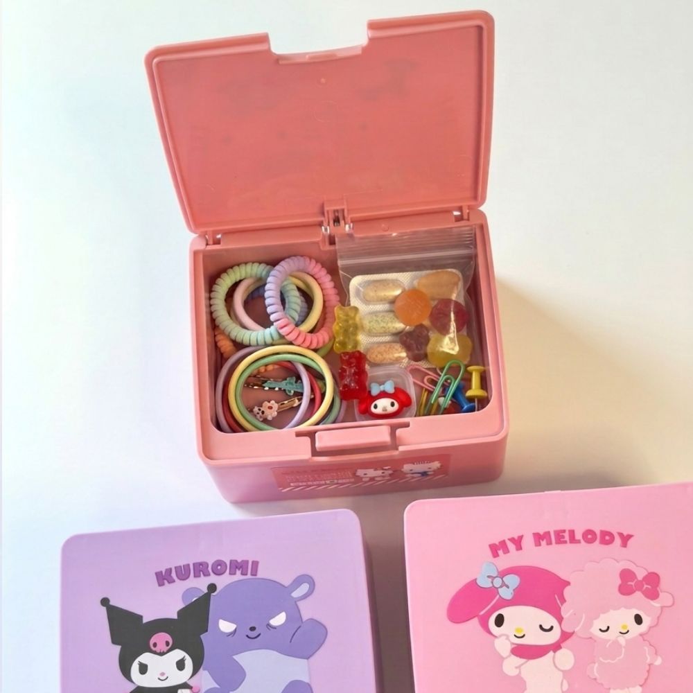 HARUH 일본정품 산리오 헬로키티 다용도 원터치 케이스 보관함 8,900원