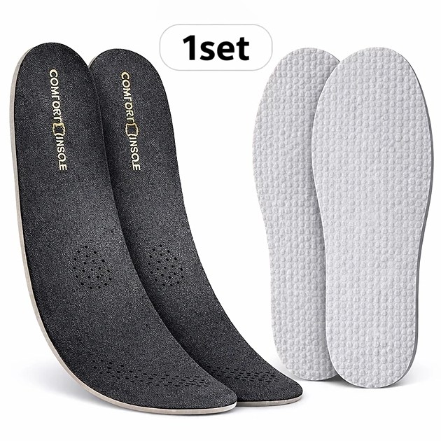 폭신중독 1+1 소가죽 라텍스 얅은 깔창 충격흡수 통기성 푹신한 구두 러닝 운동화 인솔 9,800원