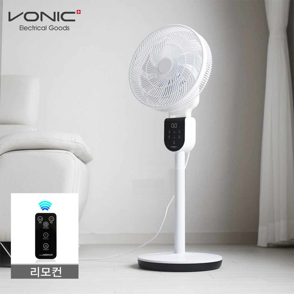 대웅 모닝컴 디지털 리모컨 써큘레이터형 선풍기 BDCF-045W, 13R2 41,660원