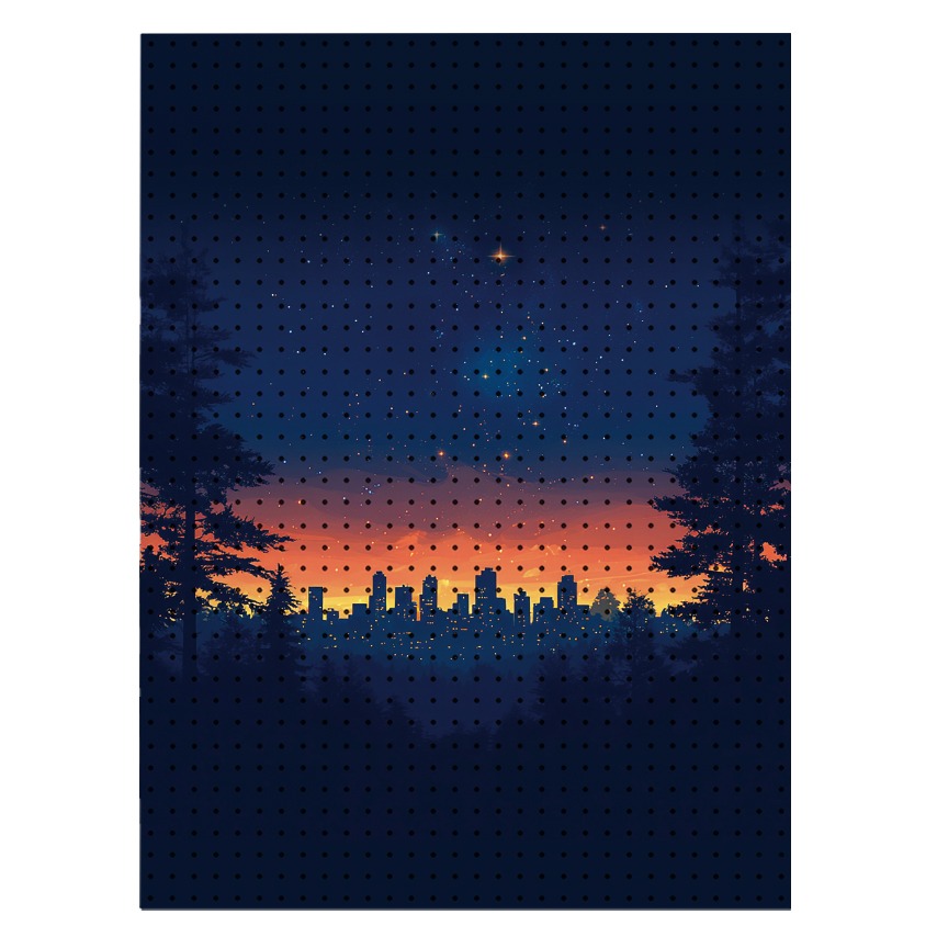 타공판닷컴 UV 프린팅 도시 타공판 600 x 1200 mm, 1개, 혼합색상 68,340원