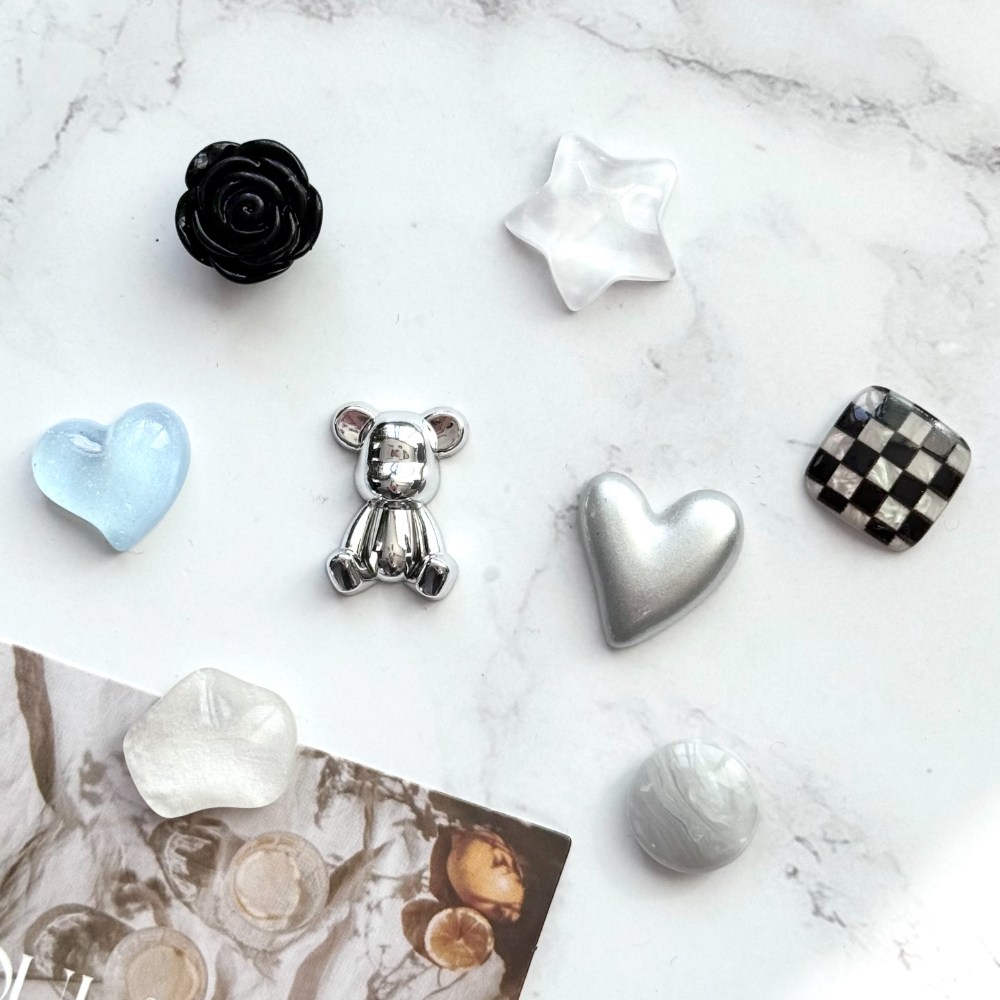 앤체인 냉장고 강력 미니 자석 8P 세트 5종 스톤 원석 곰돌이 네오디움 9,800원