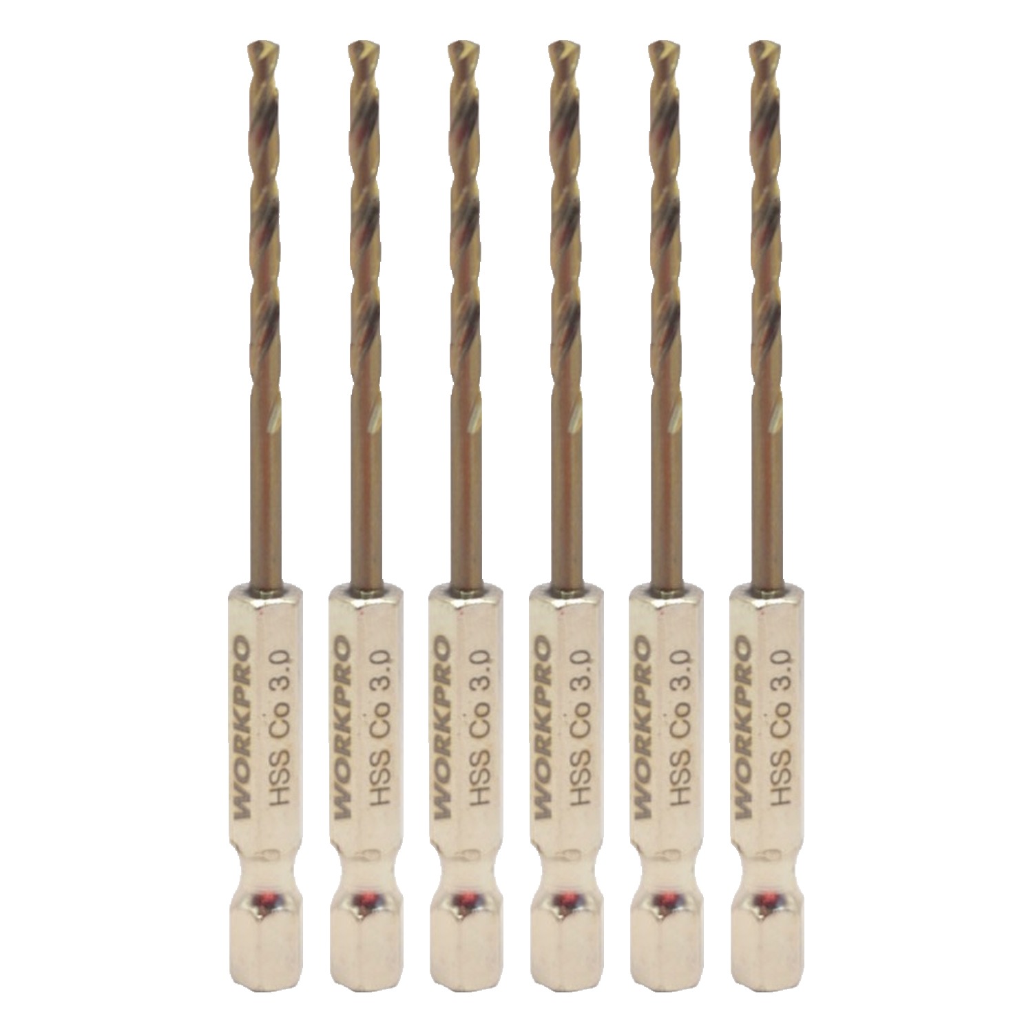 워크프로 육각코발트 드릴 스텐기리 3mm WP400303, 6개 8,940원
