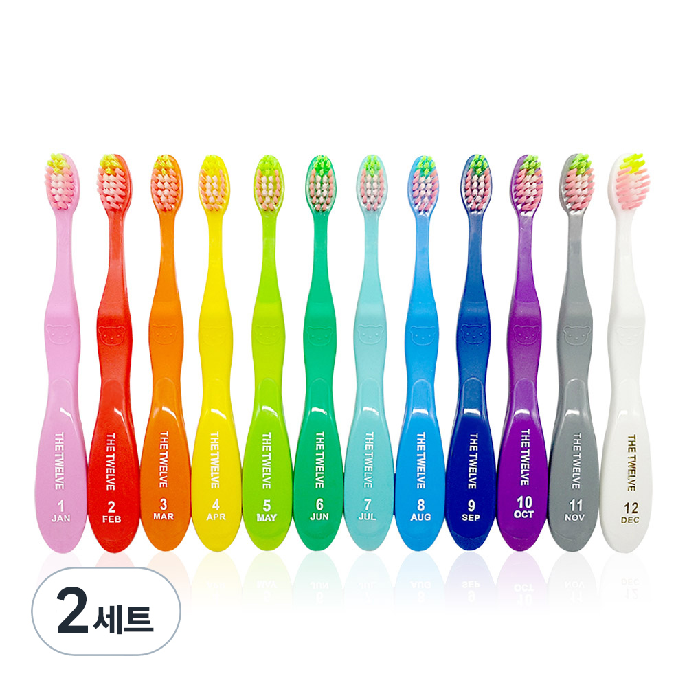 더트웰브 키즈 칫솔, 비비드, 12개입, 2세트 35,800원