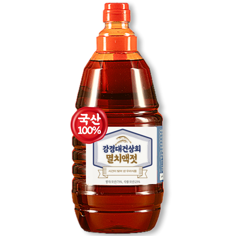 강경대건상회 토굴숙성 국산 멸치액젓 골드 15,230원
