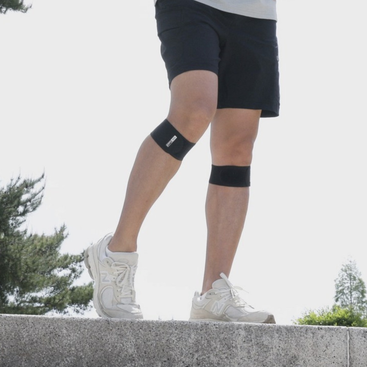 [2+2] 홈쇼핑 무릎핏 무릎보호대 논슬립 아대 런닝 등산 얇은 슬개골 백세지켜 러닝무릎보호대 밴드, 4개 29,850원