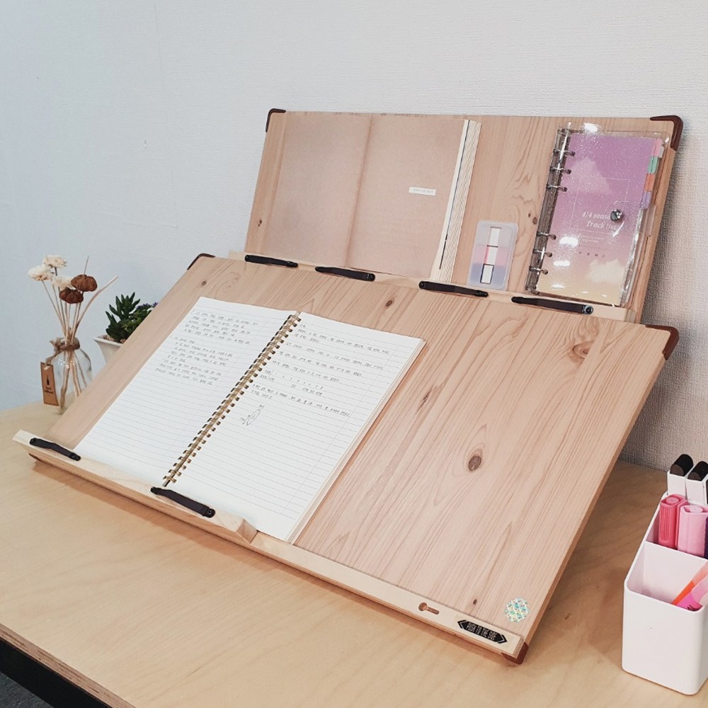 위즈독서대 루미70 초대형 2단독서대 70M2 필기겸용 각도조절 북스탠드 50,900원