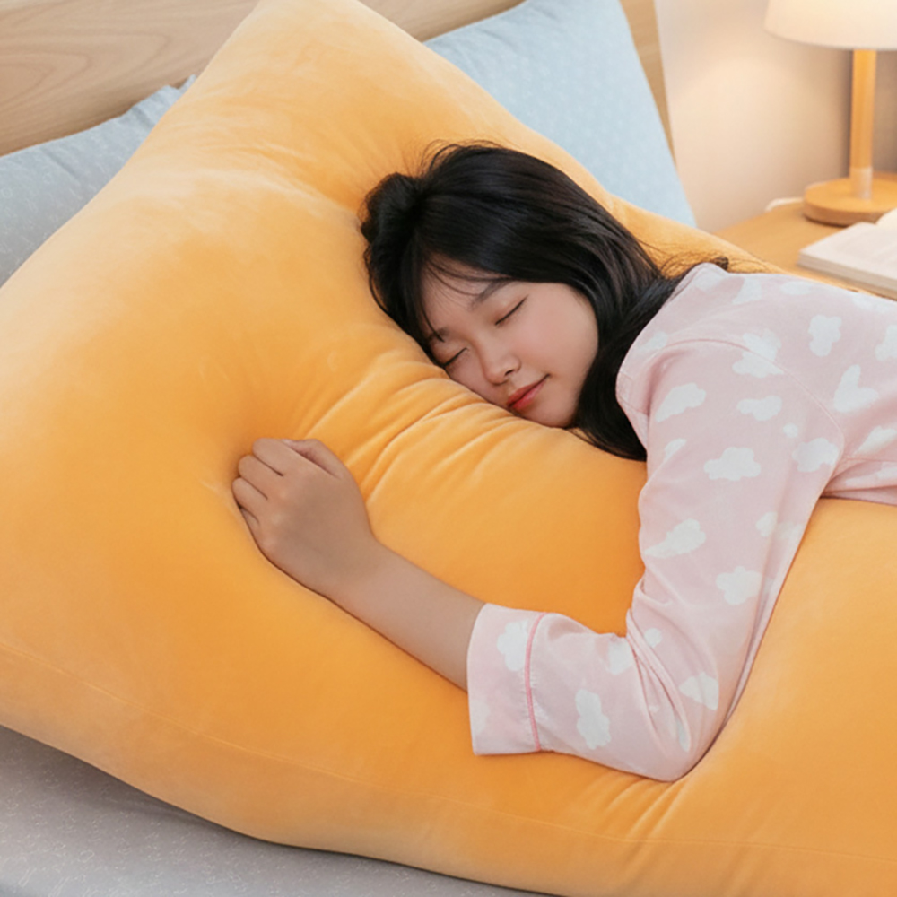 일상나눔 쫀득쫀득 식빵 네모 왕 베개 바디필로우, 단일색상 34,900원