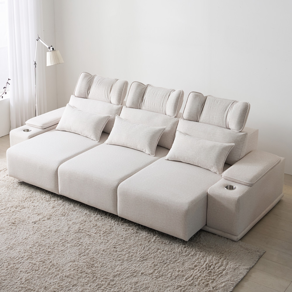 제이픽스 슬로안 스마트 패브릭 슬라이드 모션소파 4인용 방문설치 1,190,000원