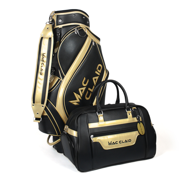 맥클라이드 골프백 세트 / 골프 경량 캐디백 남성 남자 골프가방 세트, 블랙-골드 259,000원