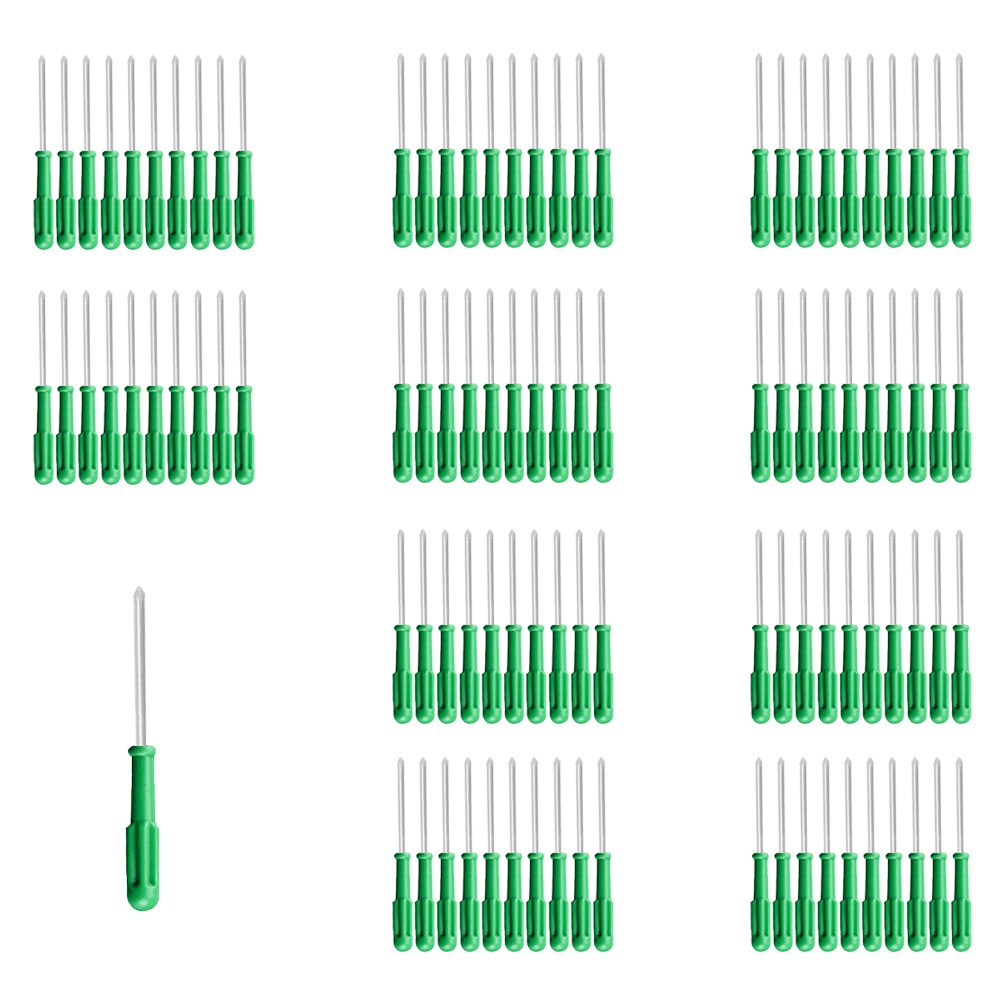 보급형 미니 드라이버 D타입 십자- 100개 마이나스 플러스 드라이버, 100개 18,000원