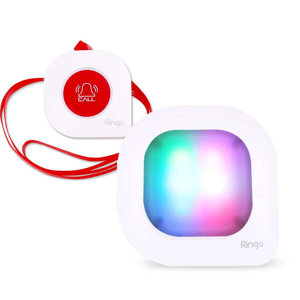 [링고벨] 가정환자 목걸이 무선호출벨 장애인도움 음성안내 LED램프수신기, 1세트, 현재가 79,000원