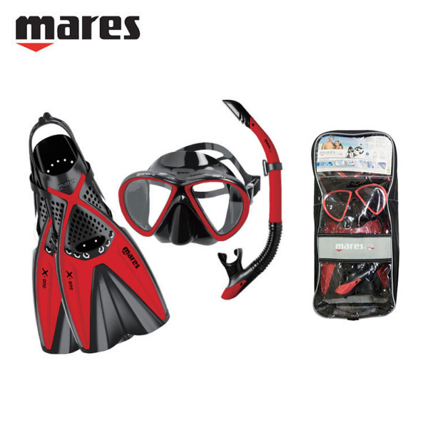 마레스 엑스원 세트 (물안경 스노클 오리발 가방) 79,900원
