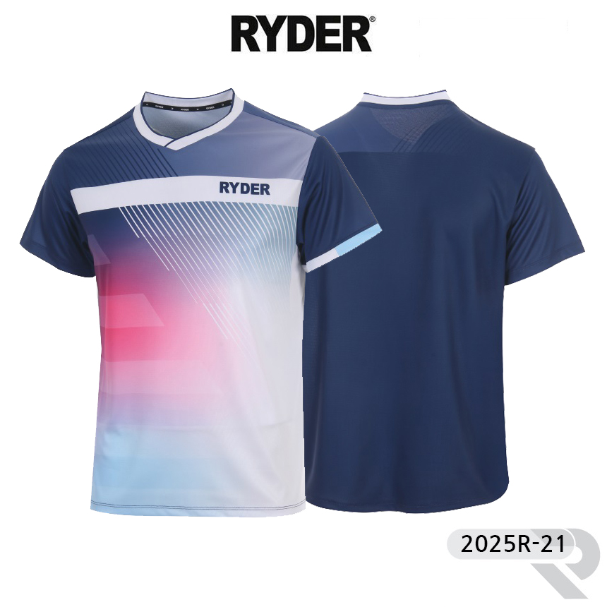 라이더 티셔츠 배드민턴 반팔 상의 남성 여성 게임웨어 네이비 핑크 블루 2025R-21 55,000원