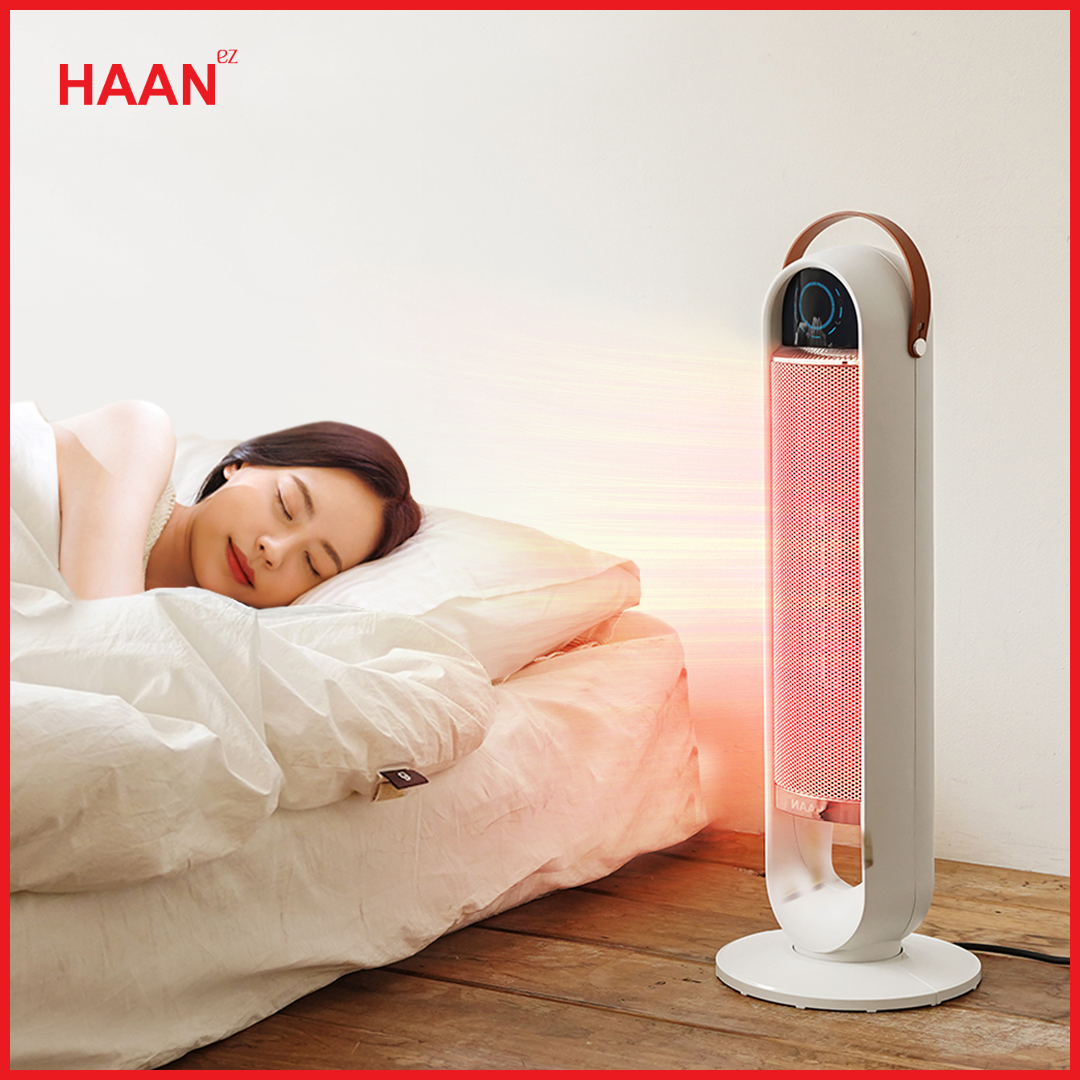 [25년형 신제품] HAAN PTC 타워 리모컨 온풍기 210,000원