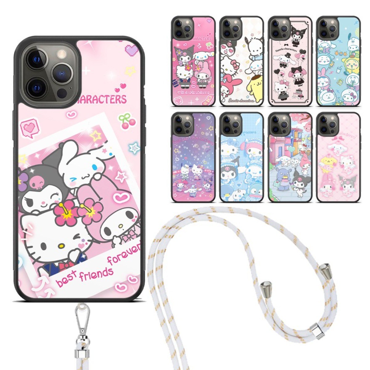 귀여운 산리오 스트랩 케이스 갤럭시 S21 S21+ S21울트라 S22 S22+ S22울트라 17,900원