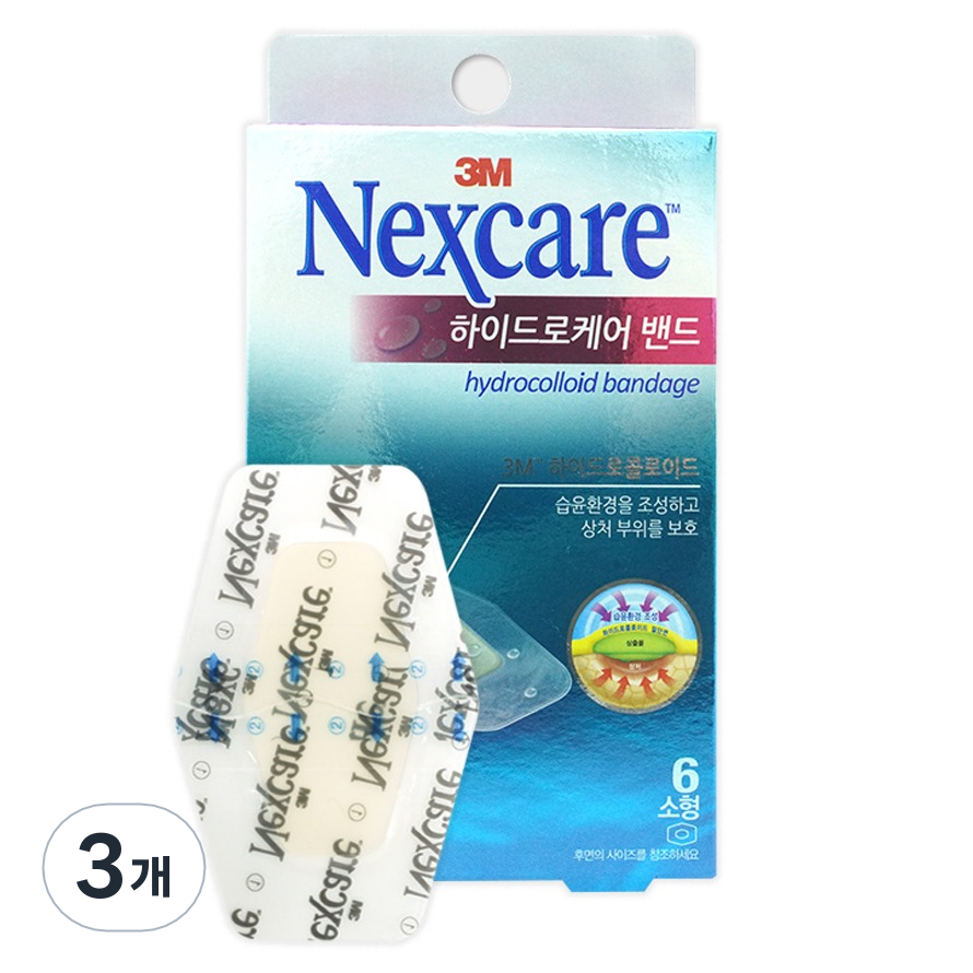 넥스케어 3M 하이드로케어 밴드 6p, 3개 12,600원