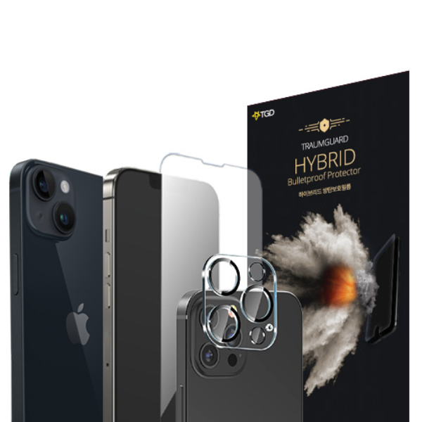 트라움가드 아이폰 14 프로 시리즈 방탄액정보호필름+카메라, 1개 16,800원