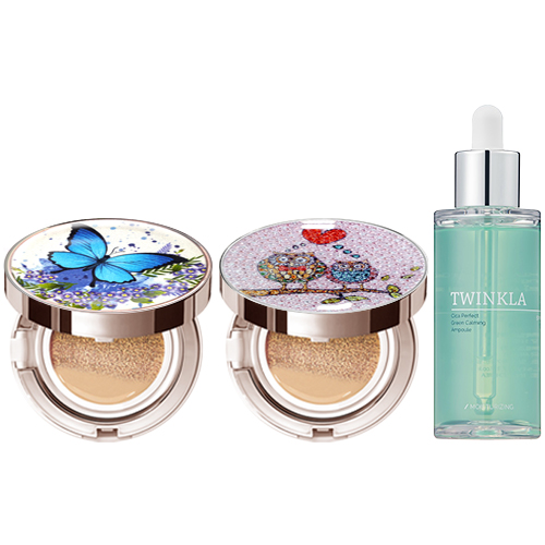 [쿠션15g+쿠션15g+앰플50ml] 스타일71 60%세럼 [건성 피부 추천] 미스트 쿠션 [17호 21호 23호] 38,900원