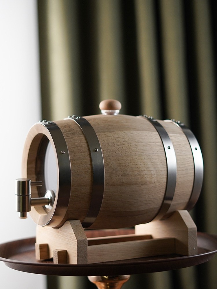 태림 800ml 투명 유리 위스키 오크통 디캔터, 1개, 코르크 3리터 159,500원