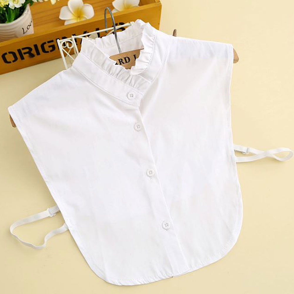 하나뿐인걸 하이넥 프릴카라 넥프릴 페이크카라 레이어드 케이프 목프릴 블라우스 8,890원