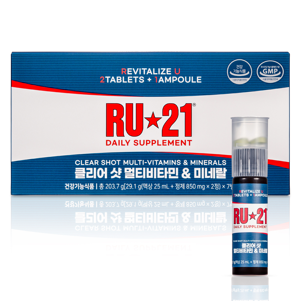 알유21 클리어 샷 멀티비타민 미네랄, 7회분, 1개 24,400원