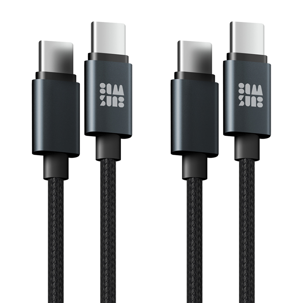 감성전자 C to C 타입 100W PD 퀄컴3.0 초고속 충전 케이블, 2개, 블랙, 1m 8,800원