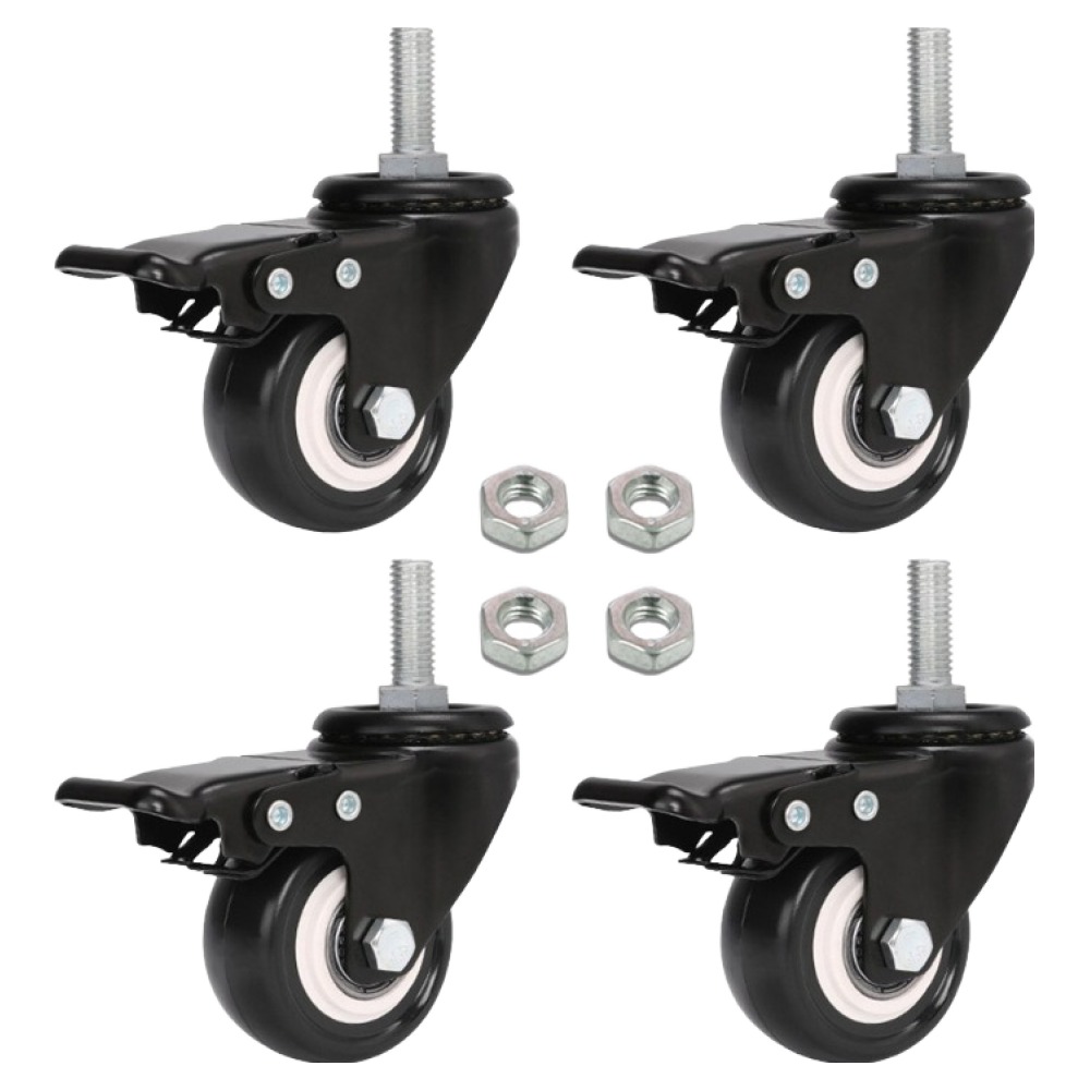 엠파이어 저소음 우레탄 캐스터 B BOLTIX40 M8 바퀴 브레이크 8,700원