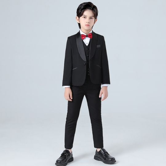 오렌지다몸 남아용 레드 타이 턱시도 정장 5종 세트 57,900원