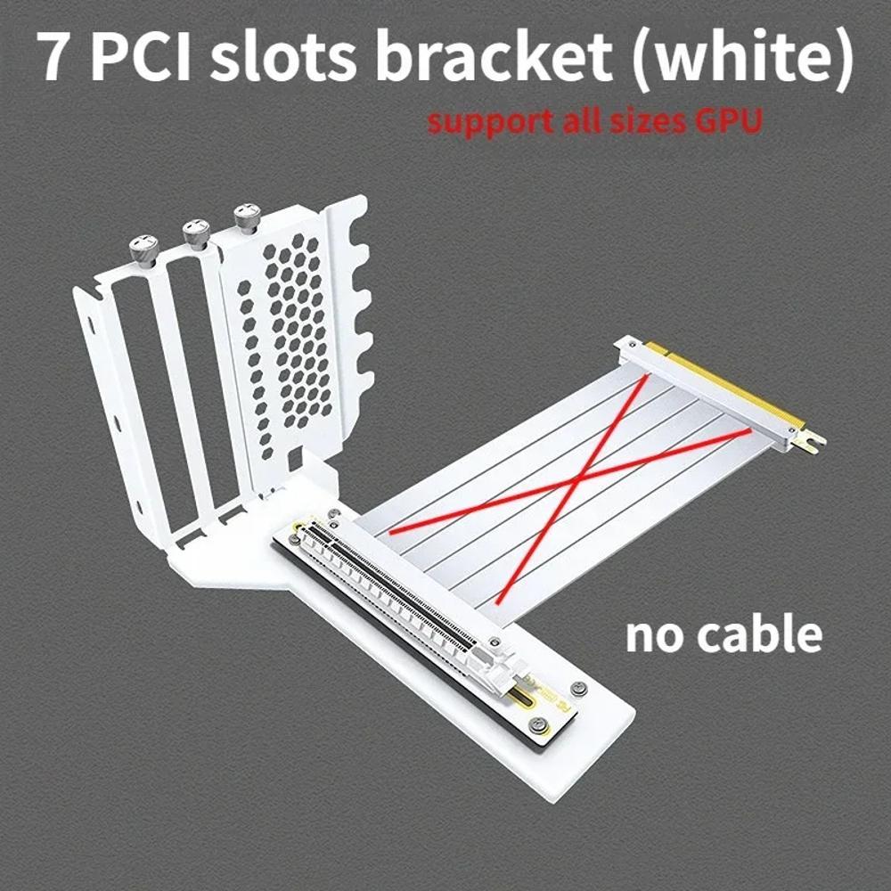 그래픽 카드용 DIY 2/3 슬롯 마그네틱 수직 장착 브래킷, PCIe 3.0 4.0 5.0 라이저 PC 케이스용 범용 7 PCI GPU 홀더 57,300원