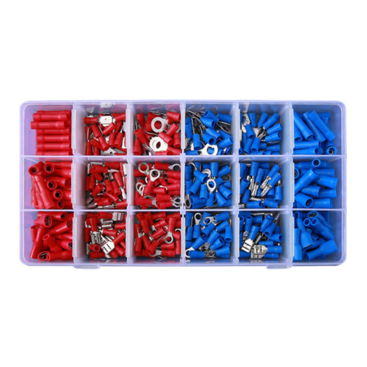 JEKYU 압착단자A 400pcs 모듬 커넥터 터미널 방수 열수축슬리브 배선 전선 전기 연결 전열, 1세트 12,500원