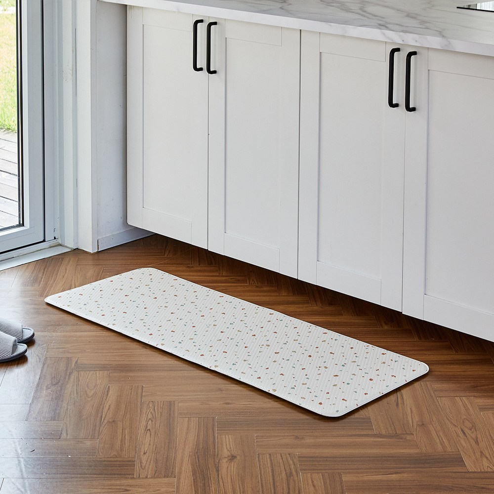 모던하우스 체크테라조 양면PVC 주방매트, 패턴, 1개 25,900원