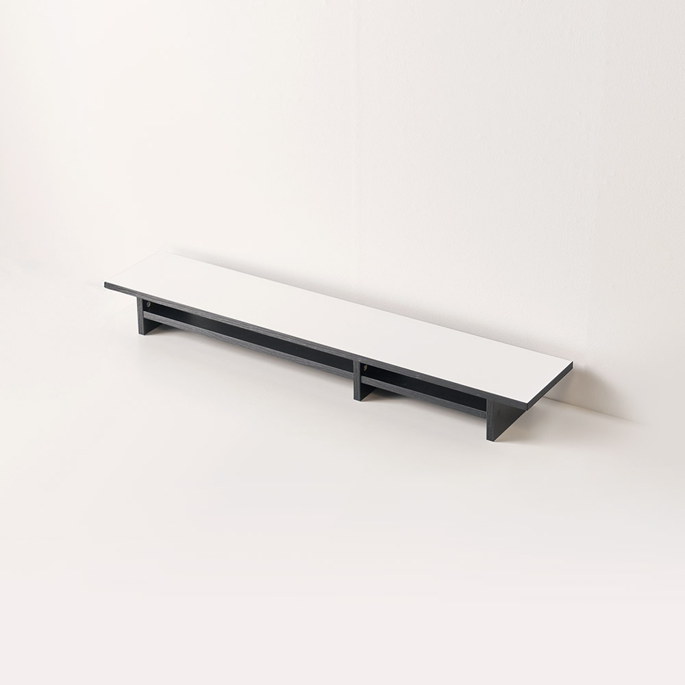 리센트 듀얼라인 모니터 받침대 1200 선반형, 화이트 49,900원