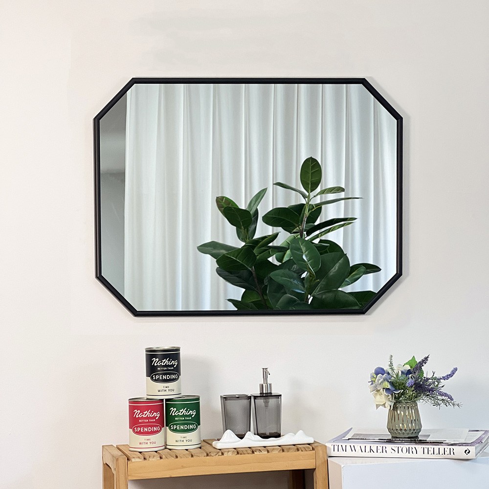 다온 화장대 욕실 인테리어 팔각 알루미늄 거울 53,000원