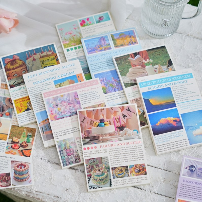 빈티지 감성 종이 페이퍼 인테리어 영어 영문 촬영 소품 2,900원