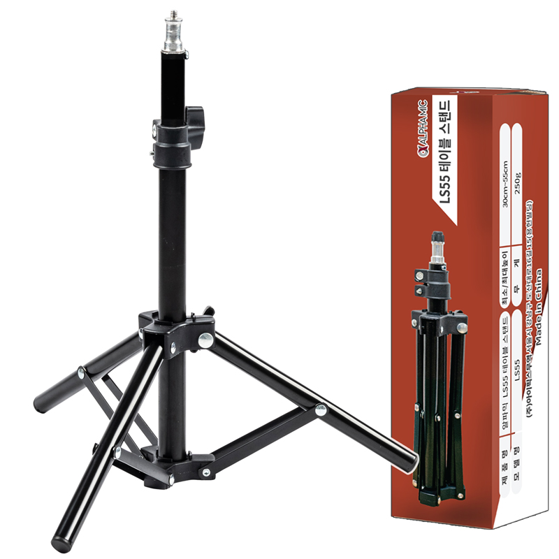 알파믹 테이블 스탠드 촬영용 삼각대 조명 카메라 거치대 14,000원