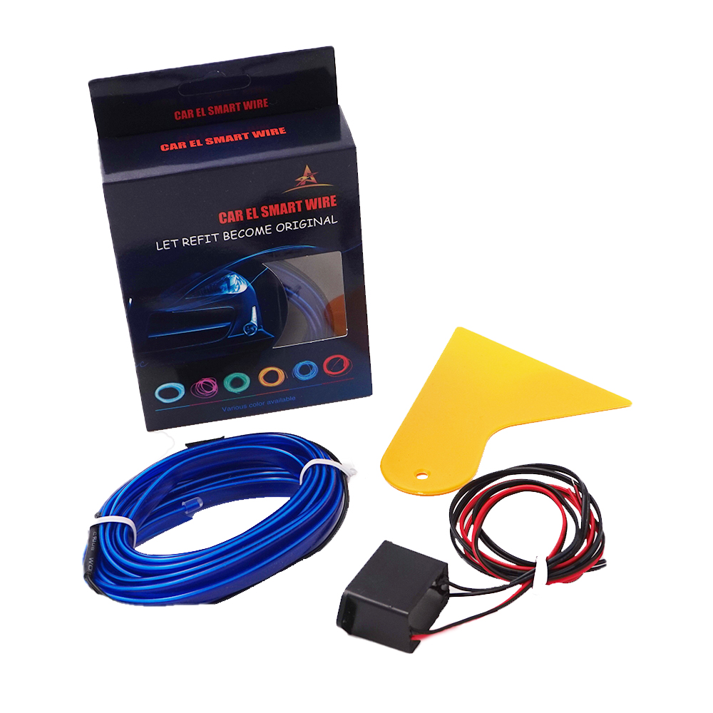 삼에스 EL와이어 + 컨트롤러 배선형 블루 3m 8,500원