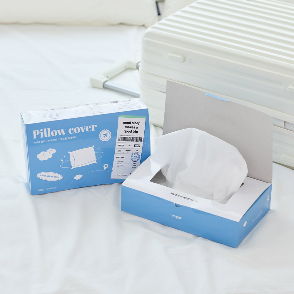 리브맘 뽑아쓰는 숙면터치 일회용 베개커버 20매 7,800원