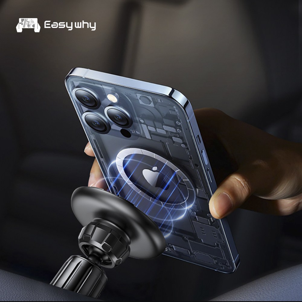 이지웨이어 차량용 송풍구 거치대 맥세이프 탈부착, 블랙, 1개 7,490원