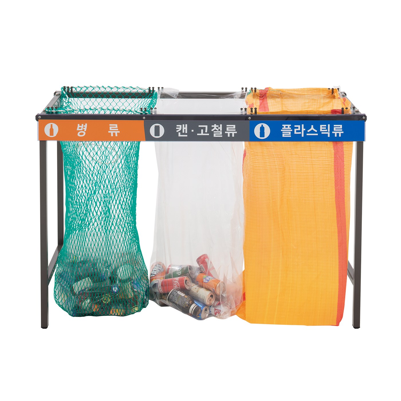 크린원 분리수거대 분리수거함 철재 대형 대용량 실외 야외 100리터 3구 4구형 75,050원