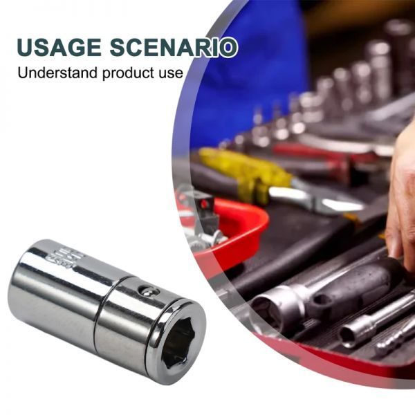 1/4 인치 래칫 소켓 어댑터, 6.3mm 스퀘어 드라이브, 육각 섕크 비트 컨버터, 퀵릴리즈 드라이버 거치대 어댑터 8,800원