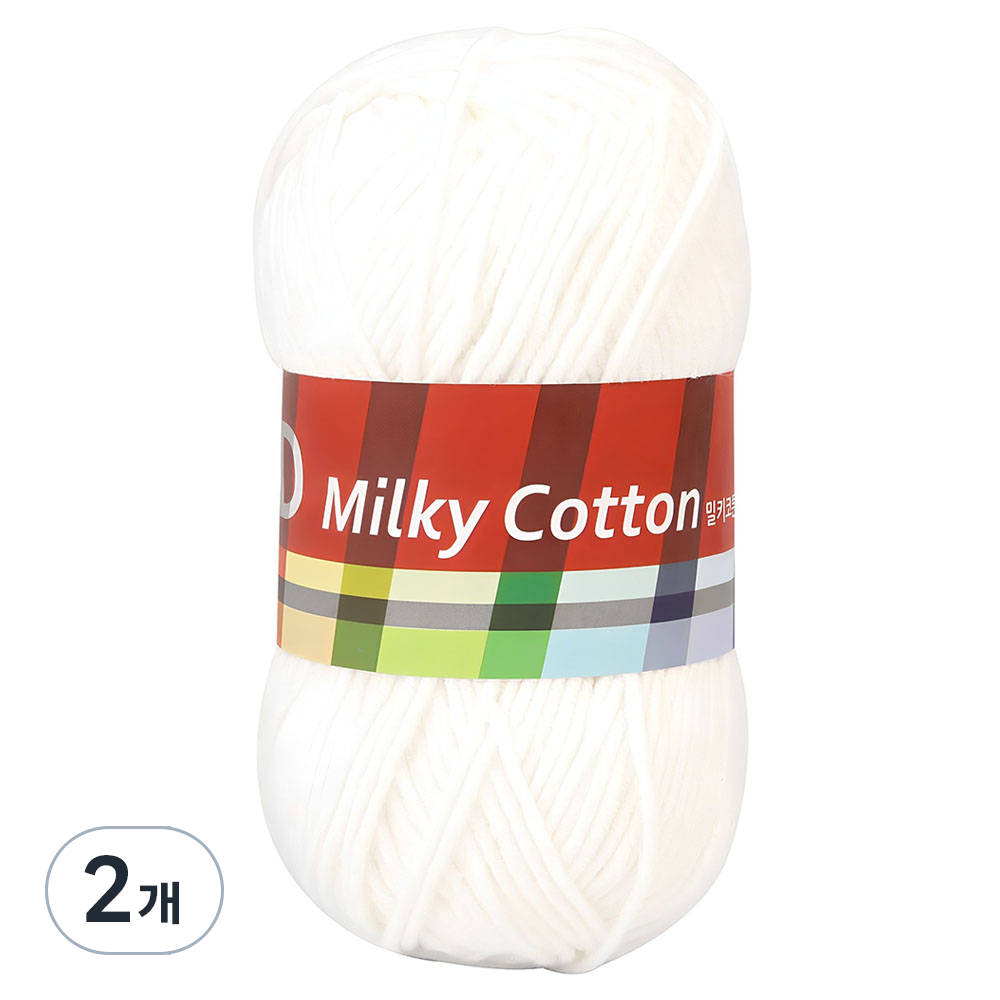 브랜드얀 밀키코튼 레드라벨 뜨개실 6,000원