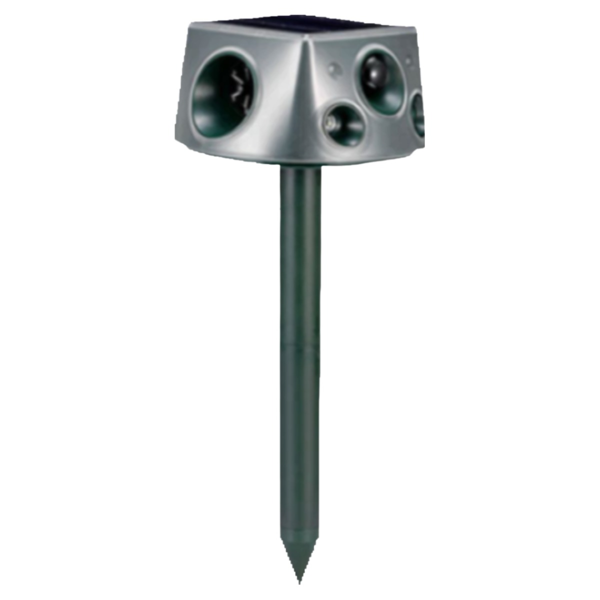 (당일출고)360도 4면 진동 초음파 LED 경보음 무선 태양열 충전 야생동물 퇴치기 kc인증 탐지거리600 멧돼지 고라니 두더지 뱀 73,600원