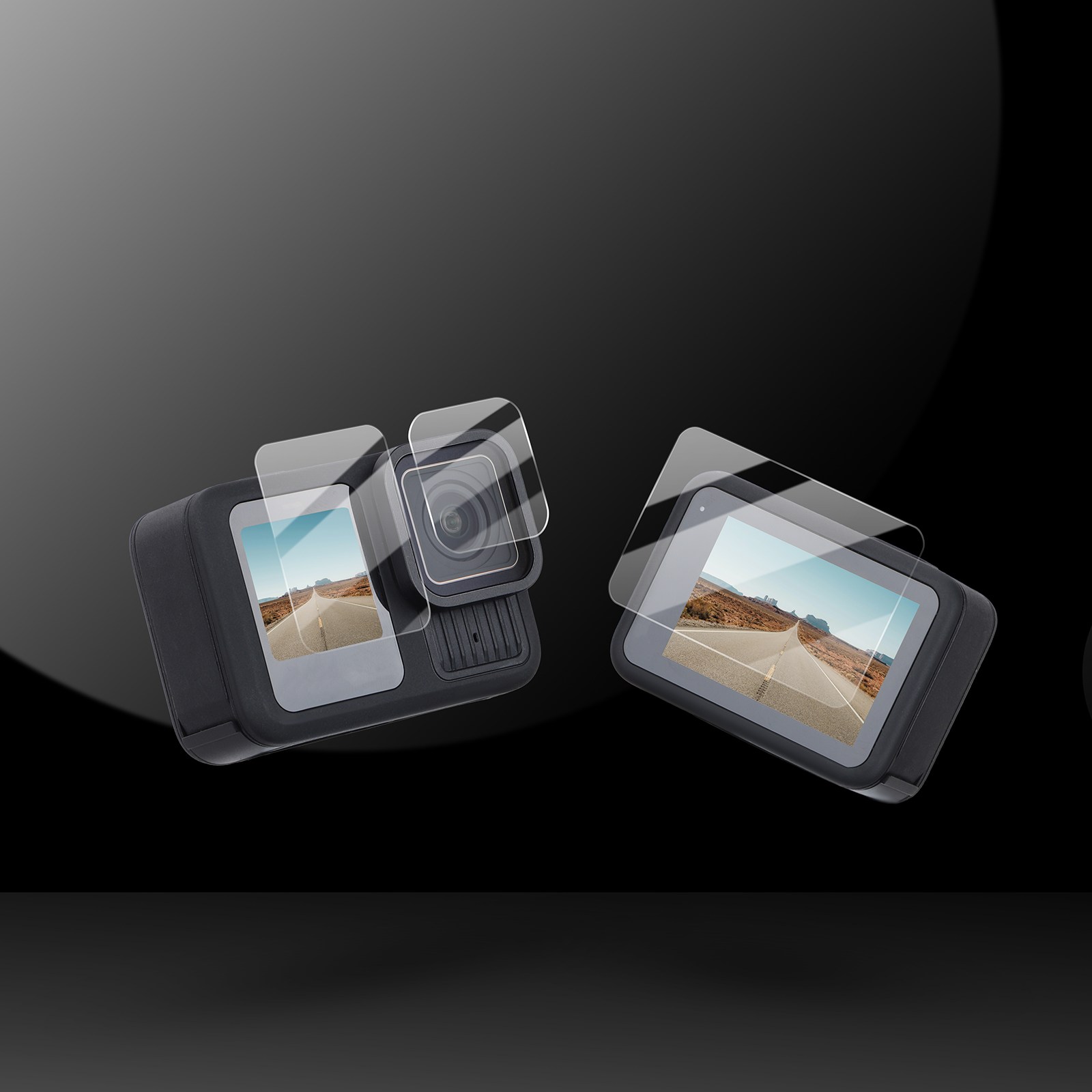 써니라이프 고프로 히어로13 강화유리 액정보호필름 자동접착 하드필름, 2세트, 고프로13 11,500원