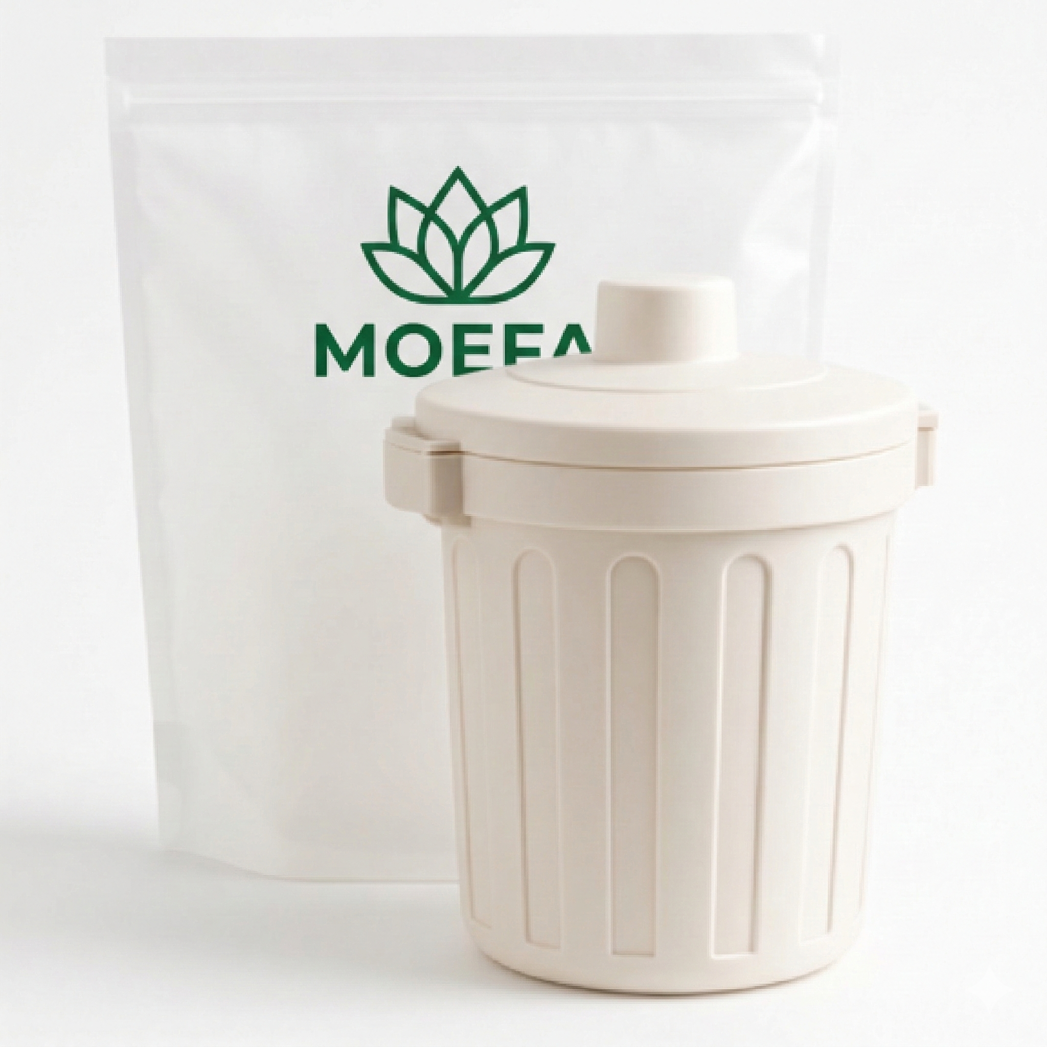 모에파 강력밀폐 미니 음식물 쓰레기통 1L 4,900원