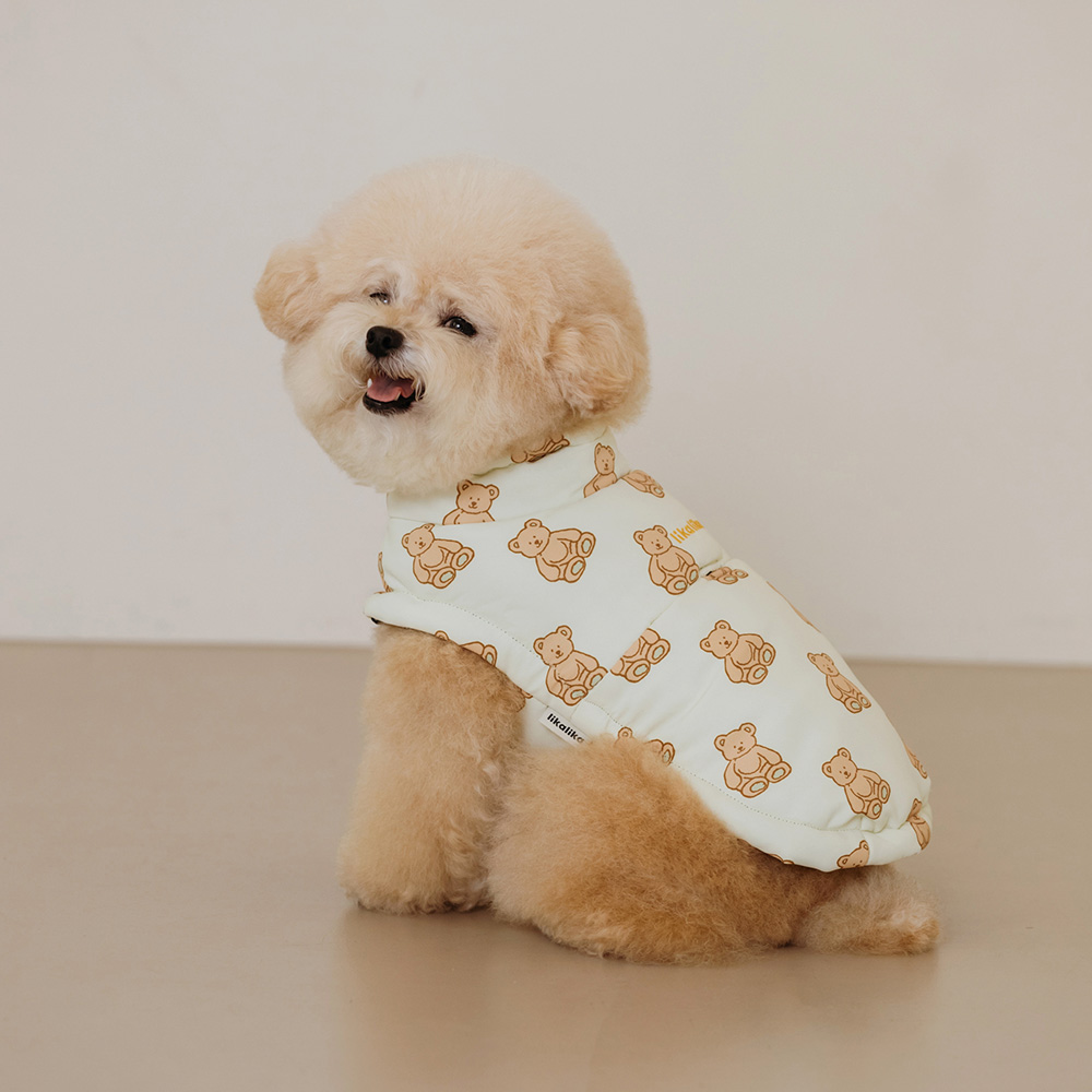 리카리카 강아지 커들리 히트 패딩, 크림, 1개 43,730원