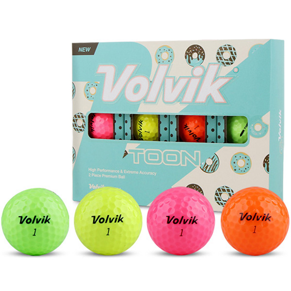 볼빅 NEW 툰 골프공 2피스 42.8mm, 레인보우, 12개입, 1개 18,650원