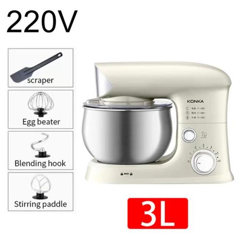 반죽기 가정용 제빵기 휘핑기 Kangjia 셰프 머신 다기능 및 국수 반죽 기계 완전 자동 계란 비터 믹서 3L 신제품 95,700원